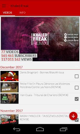 Channel Tracker - YouTube client screenshot 2