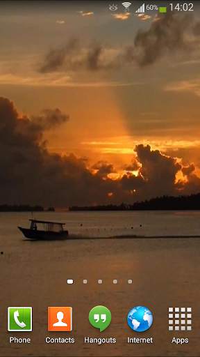 Lagoon Sunset Live Wallpaper screenshot 6