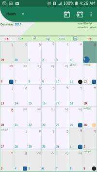 Naung Inle Calendar screenshot 4