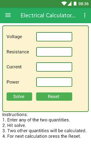 Electrical Calculators screenshot 4