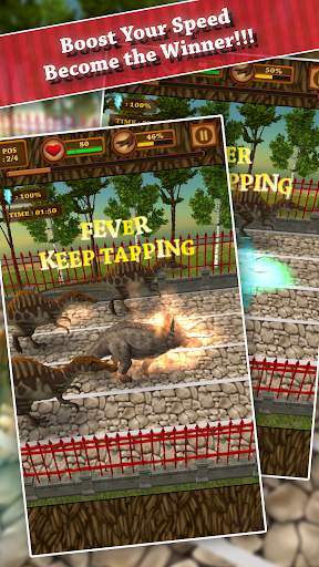 Triceratops Simulator Dinosaur Pet Racing 2017 screenshot 3
