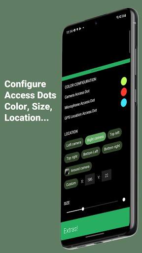 Access Dots - Android 12/iOS 14 privacy indicators screenshot 6