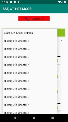 SST, CT, PST MCQs screenshot 1