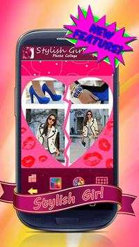 Stylish Girl Photo Collage screenshot 2