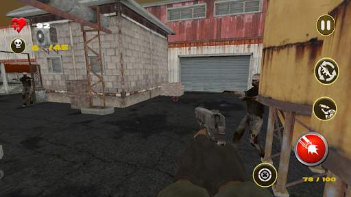 Pembunuh Zombie Pemicu Mati screenshot 2