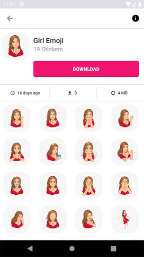 New Animated Stickers For WhatsApp - WAStickerApps screenshot 1