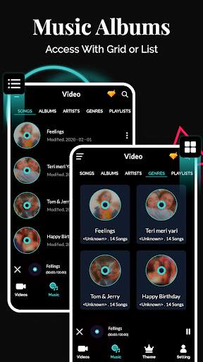 Tik Tik Video Player - Video Player & Music Player screenshot 2