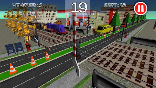 RailRoad Crossing 3D 🚅 Train Simulator Game screenshot 11