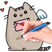 How to draw pusheen Cat 4.2