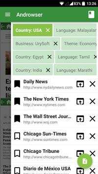 Androwser: Multiview Browser screenshot 6