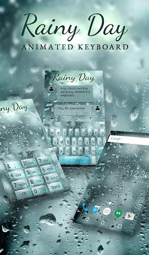 Rainy Day Live Wallpaper Theme screenshot 1