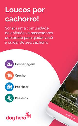 DogHero - Hotel, creche e passeio para cachorros screenshot 1