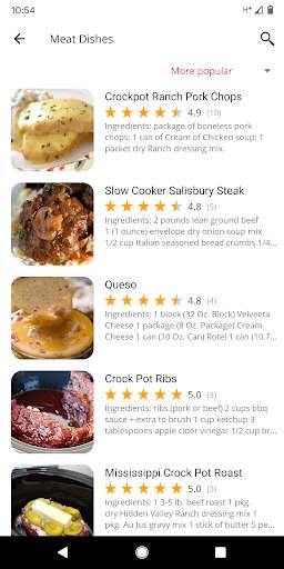 CrockPot and Oven Recipes screenshot 2