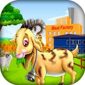 Real Meat Factory: Cooking Food Shop Game logo