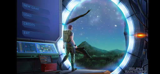 Zeliria Sanctuary. Visual novel Anime Full screenshot 7