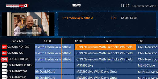 Underground IPTV screenshot 3