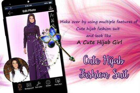 Cute Hijab Fashion Suit screenshot 1
