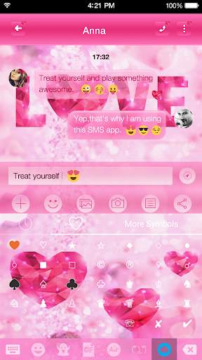 Love Emoji Keyboard Theme screenshot 4