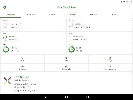 DevCheck Device & System Info 10 تصوير الشاشة