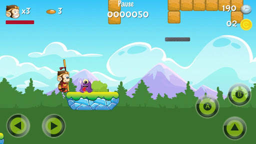 Super Monkey Rush World Runner Mobil Platform Game screenshot 3