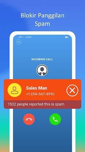 CallSafe - ID Pemanggil, Pemblokir Panggilan screenshot 1