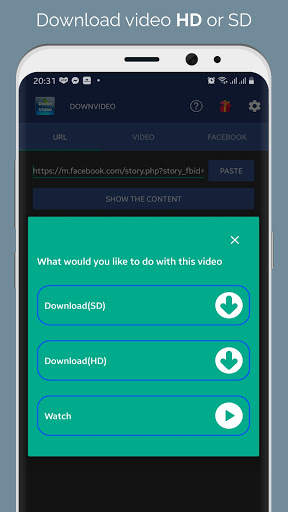 DownVideo: Video Downloader for Facebook screenshot 2