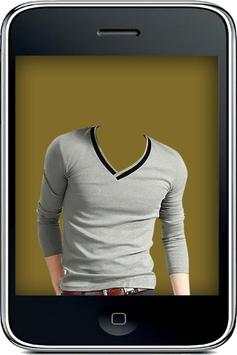 Man Tshirt Photo Editor Suit screenshot 1