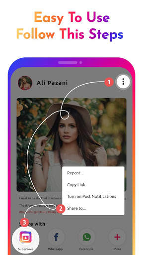 Super Save - Photo & Video Download for Instagram screenshot 1