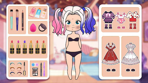Juegos de niñas:Vestir muñecas screenshot 1