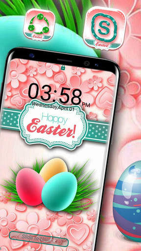 Easter Egg Launcher Theme 4 تصوير الشاشة