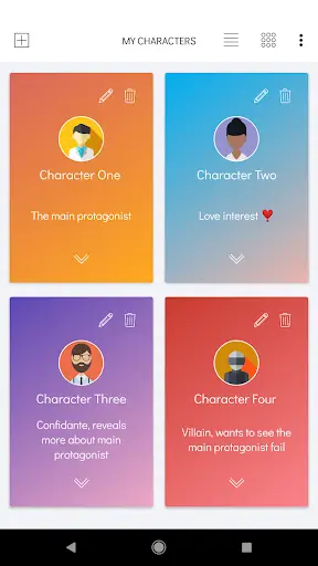 Character Notes Planner - Trial screenshot 2