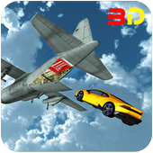 Airplane car transporter : Cargo car transporter icon