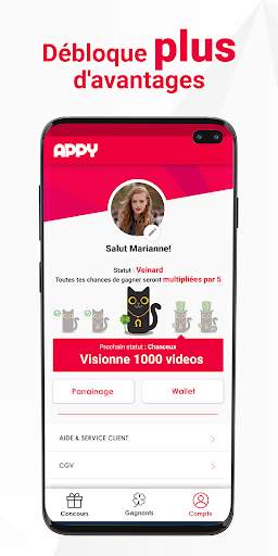 APPY : jeux concours 100% gratuits screenshot 4