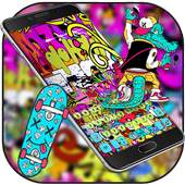 Skate Graffiti Keyboard Theme 10001001