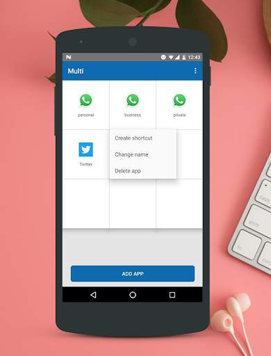 Go Multiple accounts & Two face & social apps screenshot 1