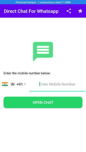Direct Chat For Whatsapp screenshot 1