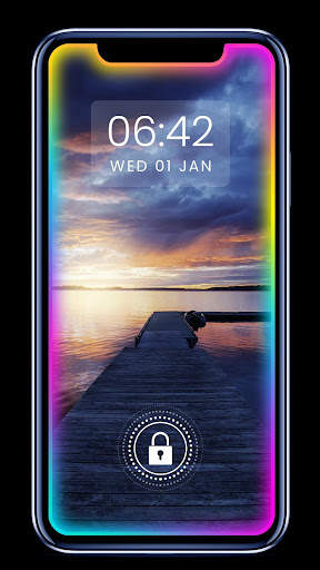 Borderlight Live Wallpaper - LED Edge screenshot 1