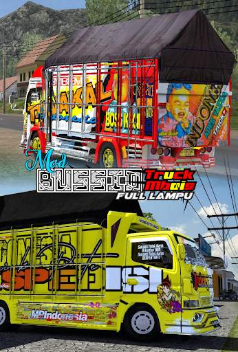 Mod Bussid Truck Mbois Full Lampu screenshot 1