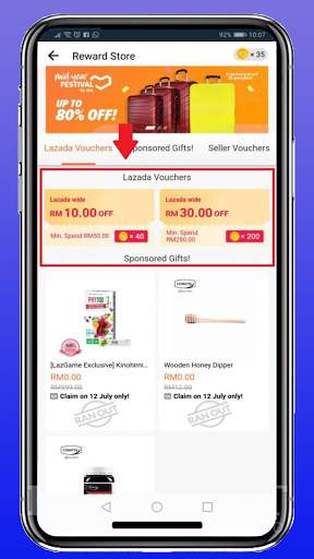 The Lazada Browser : Finders Coupons Voucher Promo screenshot 3