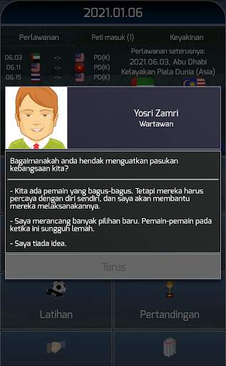 True Football National Manager screenshot 2