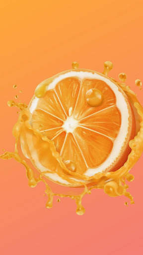 Orange color wallpaper screenshot 2