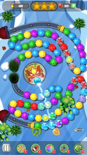 Jungle Marble Blast Games screenshot 2