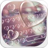 Pink Heart Bubble