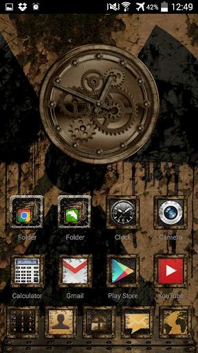 Next Launcher 3D Grunge Theme screenshot 1
