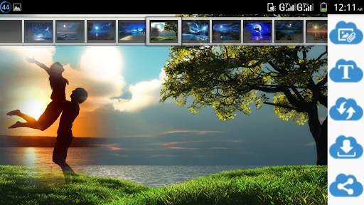 Amazing Night Photo Frame screenshot 3