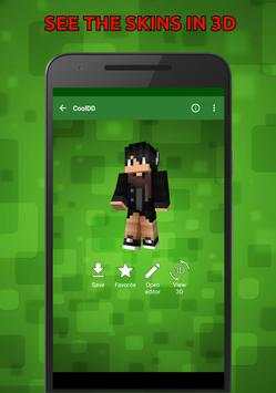 Popular Skins for Minecraft in 3D screenshot 5
