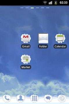 GO Launcher EX Theme Clouds screenshot 1