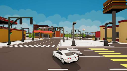 Fantasy Car Driving Simulator: 3D Cartoon World screenshot 2