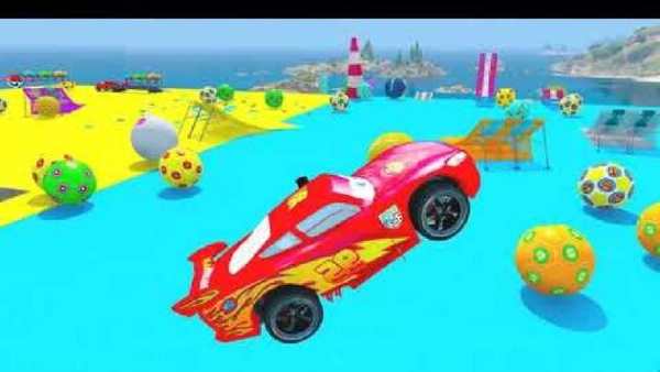 Lightning Cars Stunt Racing: McQueen Car Race screenshot 3