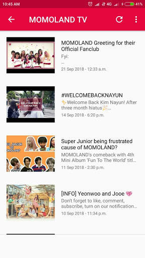 Momoland Lyrics (Offline) screenshot 7